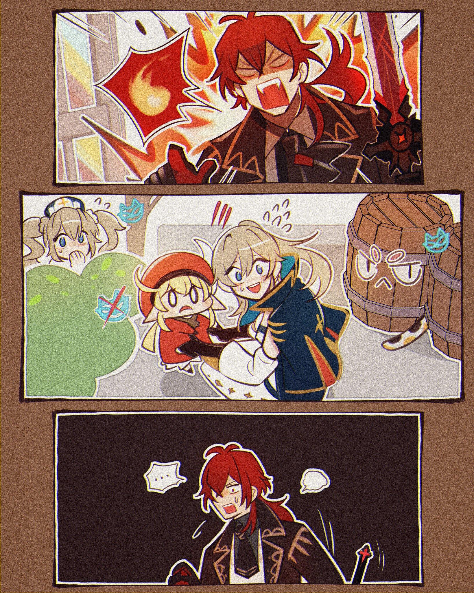 Комиксы про геншин импакт